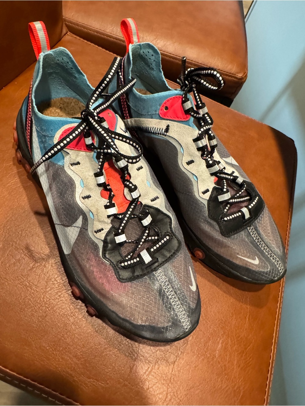 Nike React VT2 Women’s Lightweight Athletic Shoes Size 6 Blue/Black/Gray
